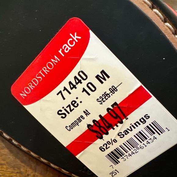 Rachel Roy Coral Leather ballet flats Sz.10 NWTs - Picture 7 of 10